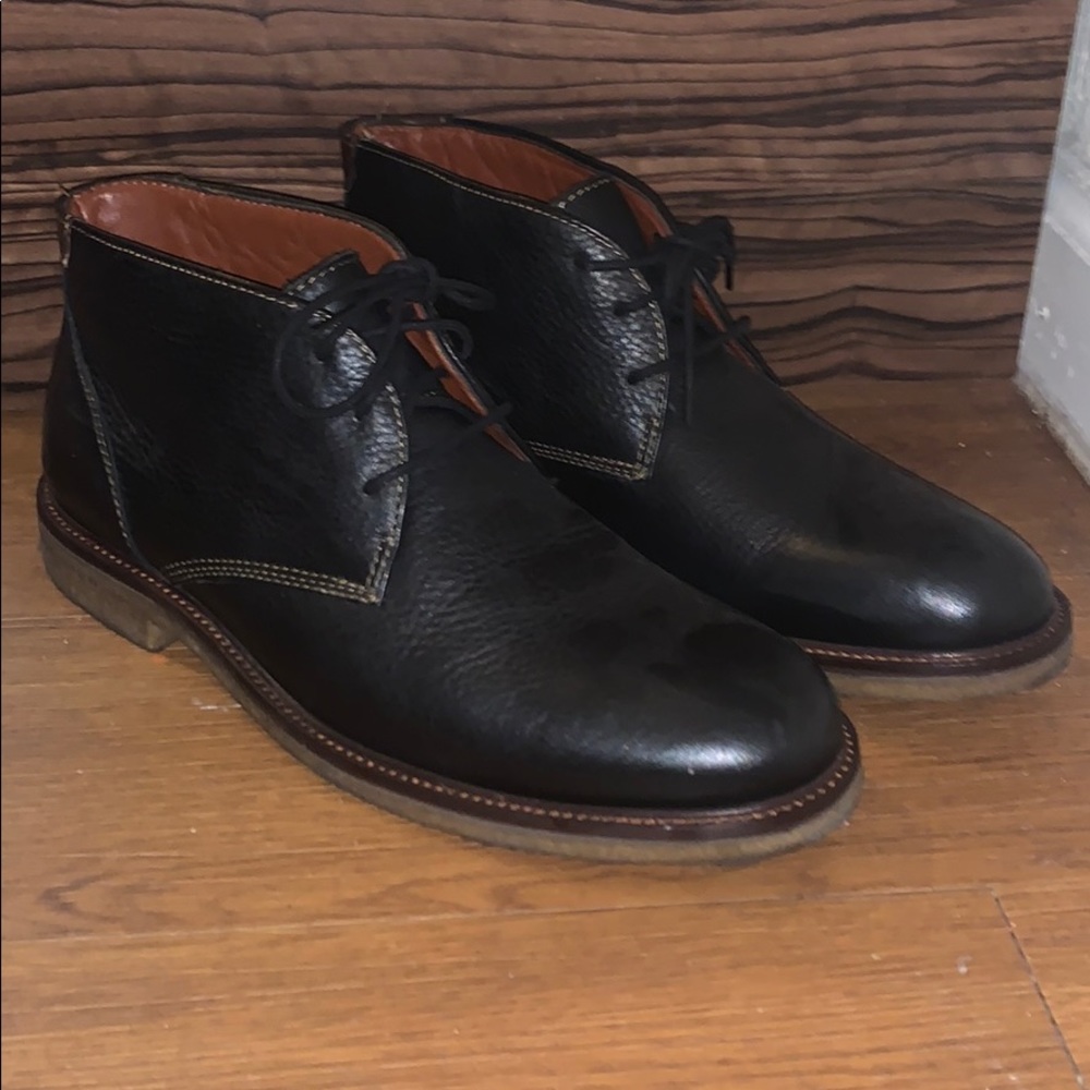 Johnson and Murphy Copeland Chukka boots.